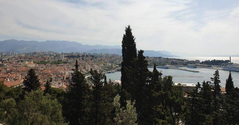 Scenic view in Split, Croatia