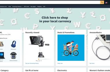 Amazon verkkokauppa etusivu