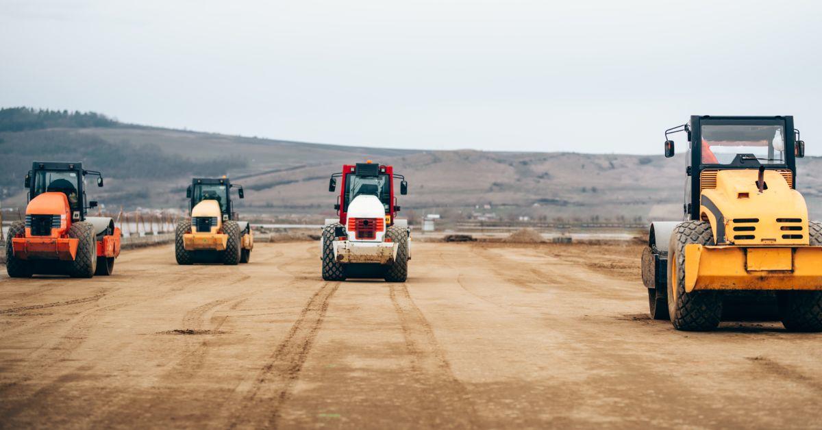 Four heavy duty rollers