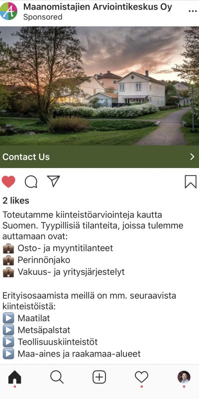 Some-markkinointi Instagram-mainos Instagram-mainonta