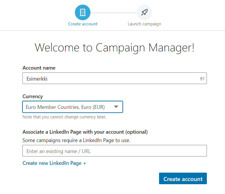 Linkedin Campaign Manager